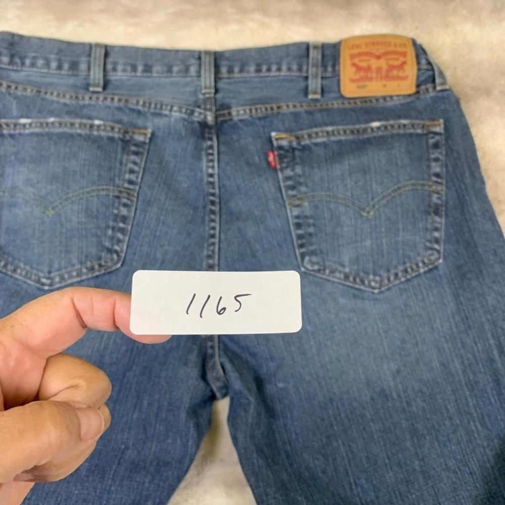Levis 559 Relaxed Straight Leg Jeans Mens 40x38‎ Blue Denim Medium Wash - Picture 11 of 11